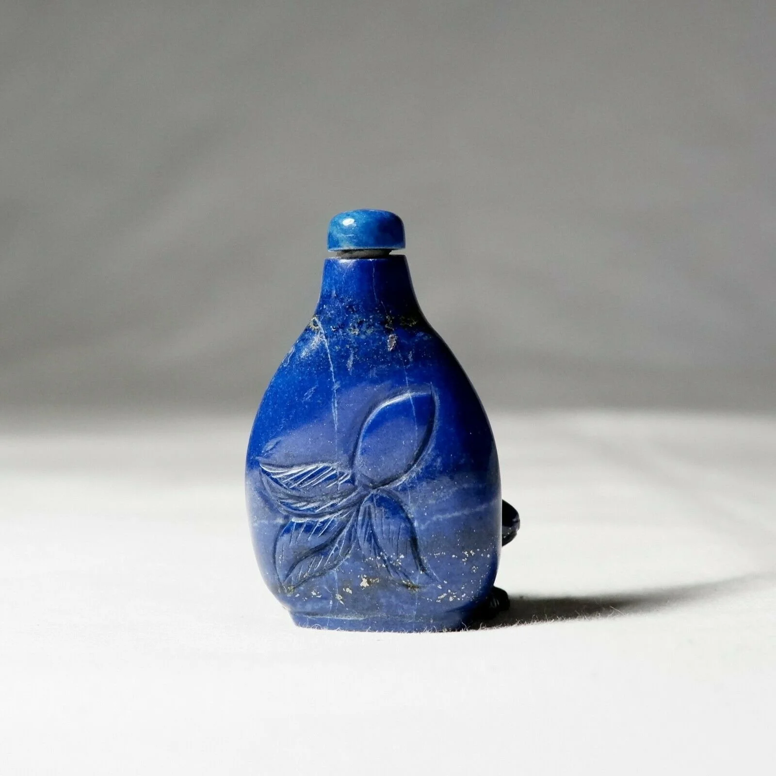 Antique Chinese Lapis Lazuli Snuff Bottle - 1900 ca. — Magellan